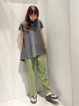 fuwa chanさん（レディース・162cm）の夏コーディネート