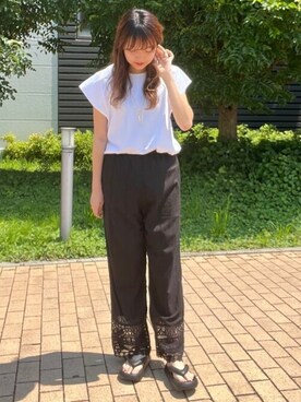 fuwa chanさん(レディース・162cm)の夏コーディネート