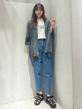 fuwa chanさん（レディース・162cm）の夏コーディネート