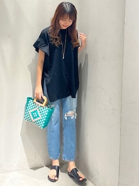 fuwa chanさん（レディース・162cm）の夏コーディネート