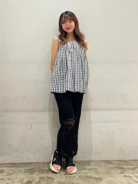 fuwa chanさん（レディース・162cm）の夏コーディネート