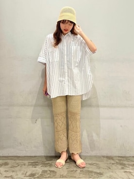 fuwa chanさん（レディース・162cm）の夏コーディネート