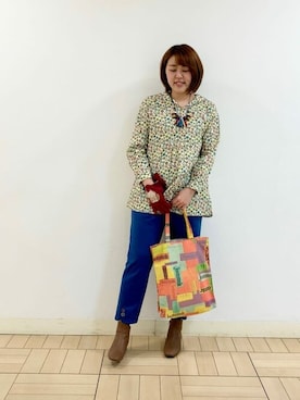 「Jocomomola（ホコモモラ）のアイテム（ブーツ）」を使った、MK MICHEL KLEIN hommeさん（メンズ・175cm）の冬コーディネート