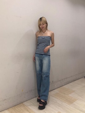risaさん（レディース・161cm）の夏コーディネート
