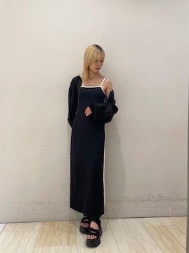 「ラメ」｜「アイテム（ブルゾン）」を使った、risaさん（レディース・161cm）の夏コーディネート