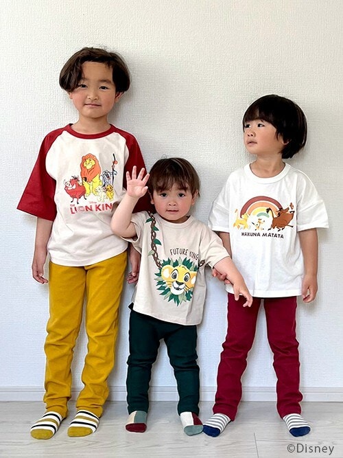 セール】Disney / ライオンキング キャラクター半袖Tシャツ（T