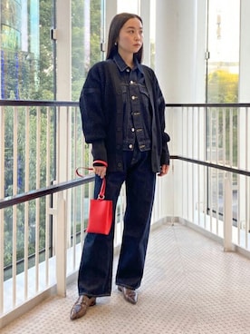 Kato_TOMORROWLANDさん（レディース・158cm）の冬コーディネート