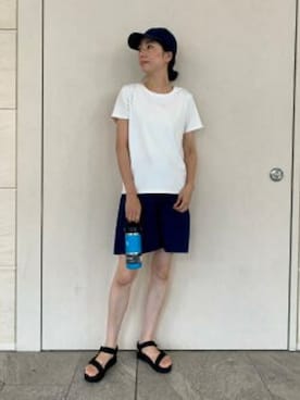 「URBAN RESEARCH Sonny Label（アーバンリサーチサニーレーベル）のアイテム（帽子）」を使った、SonnyLabel WOMENさん（レディース・168cm）の夏コーディネート