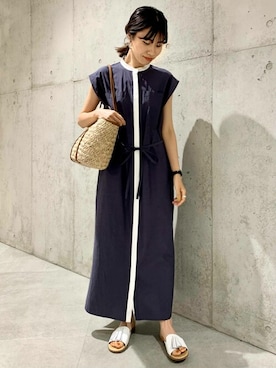 「Minnetonka（ミネトンカ）のアイテム」を使った、SonnyLabel WOMENさん（レディース・163cm）の夏コーディネート