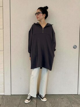「URBAN RESEARCH Sonny Label（アーバンリサーチサニーレーベル）のアイテム（チュニック）」を使った、SonnyLabel WOMENさん（レディース・168cm）の秋コーディネート