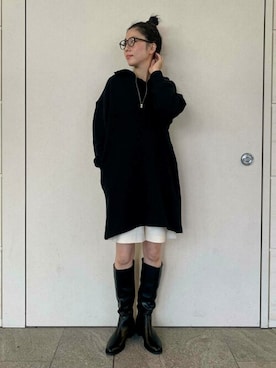 「URBAN RESEARCH Sonny Label（アーバンリサーチサニーレーベル）のアイテム（チュニック）」を使った、SonnyLabel WOMENさん（レディース・168cm）の秋コーディネート
