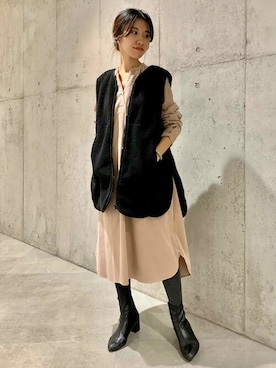 「GERRY（ジェリー）のアイテム（その他アウター）」を使った、SonnyLabel WOMENさん（レディース・163cm）の秋コーディネート