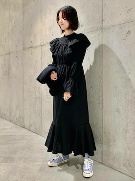 「URBAN RESEARCH Sonny Label（アーバンリサーチサニーレーベル）のアイテム（ベスト）」を使った、SonnyLabel WOMENさん（レディース・163cm）の秋コーディネート