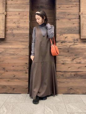 「アイテム（カチューシャ、ベージュ系）」を使った、SonnyLabel WOMENさん（レディース・148cm）の冬コーディネート