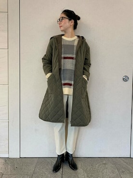 「サニーレーベル」｜「アイテム（その他アウター）」を使った、SonnyLabel WOMENさん（レディース・168cm）の冬コーディネート
