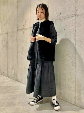 「URBAN RESEARCH Sonny Label（アーバンリサーチサニーレーベル）のアイテム（ブルゾン）」を使った、SonnyLabel WOMENさん（レディース・163cm）の冬コーディネート