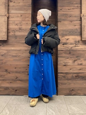 「サニーレーベル」｜「アイテム（ダウンジャケット/コート）」を使った、SonnyLabel WOMENさん（レディース・148cm）の冬コーディネート