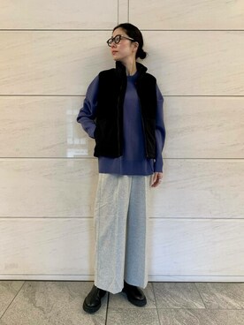 「サニーレーベル」｜「アイテム（その他アウター）」を使った、SonnyLabel WOMENさん（レディース・168cm）の冬コーディネート