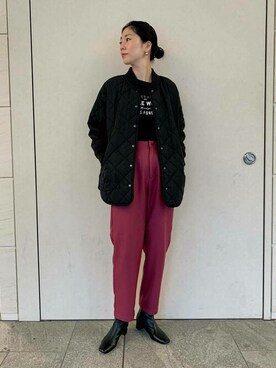 「サニーレーベル」｜「アイテム（ブルゾン）」を使った、SonnyLabel WOMENさん（レディース・168cm）の冬コーディネート