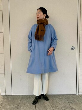 「サニーレーベル」｜「アイテム（その他アウター）」を使った、SonnyLabel WOMENさん（レディース・168cm）の冬コーディネート