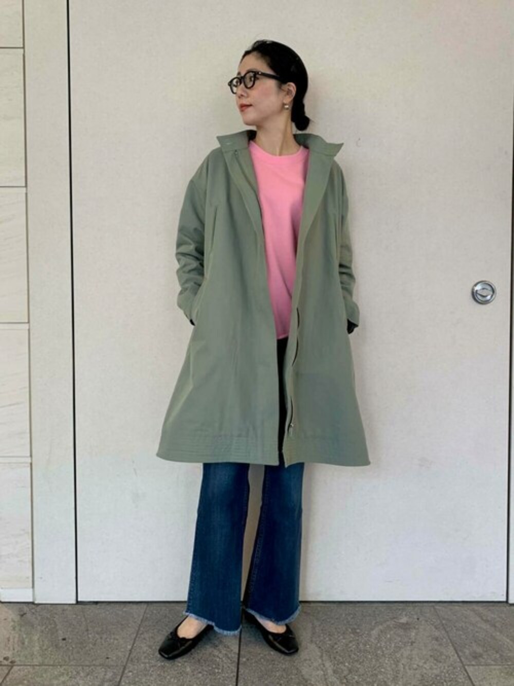 「アーバンリサーチ、URBAN RESEARCH、Sonny　Label、サニーレーベル」｜「Healthy denimのHealthy DENIM　Lotus（デニムパンツ、ブルー系）」を使った、SonnyLabel WOMENさん（レディース・168cm）の春コーディネートの1枚目の写真