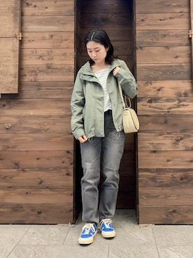 「URBAN RESEARCH Sonny Label（アーバンリサーチサニーレーベル）のアイテム（マウンテンパーカー）」を使った、SonnyLabel WOMENさん（レディース・148cm）の春コーディネート