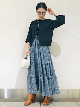 「URBAN RESEARCH Sonny Label（アーバンリサーチサニーレーベル）のアイテム（スカート）」を使った、SonnyLabel WOMENさん（レディース・164cm）の春コーディネート