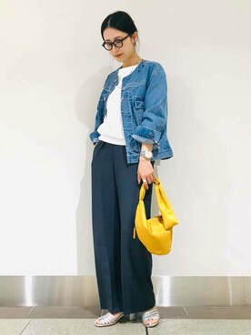 「Moname（モナーム）のアイテム（ジャケット/アウター）」を使った、SonnyLabel WOMENさん（レディース・164cm）の春コーディネート