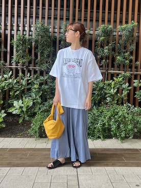 「URBAN RESEARCH Sonny Label（アーバンリサーチサニーレーベル）のアイテム（スカート）」を使った、SonnyLabel WOMENさん（レディース・157cm）の秋コーディネート