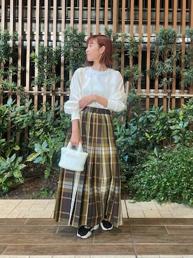 「Casselini（キャセリーニ）のアイテム」を使った、SonnyLabel WOMENさん（レディース・157cm）の秋コーディネート