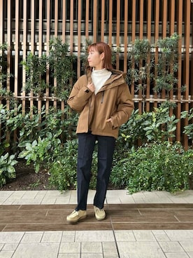 「サニーレーベル」｜「アイテム（ダウンジャケット/コート）」を使った、SonnyLabel WOMENさん（レディース・157cm）の秋コーディネート