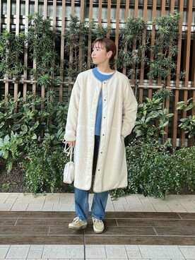 「URBAN RESEARCH Sonny Label（アーバンリサーチサニーレーベル）のアイテム（その他アウター）」を使った、SonnyLabel WOMENさん（レディース・157cm）の冬コーディネート