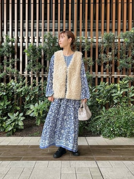「URBAN RESEARCH Sonny Label（アーバンリサーチサニーレーベル）のアイテム（ブーツ）」を使った、SonnyLabel WOMENさん（レディース・157cm）の冬コーディネート