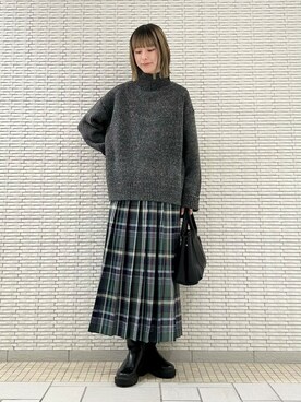 「ホリデーコーデ」｜SonnyLabel WOMENさん（レディース・160cm）の冬コーディネート