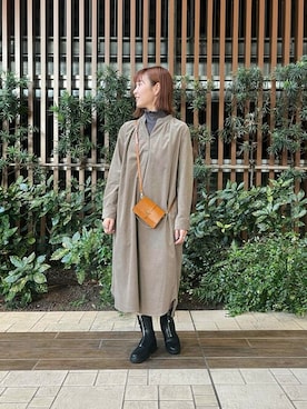 「URBAN RESEARCH Sonny Label（アーバンリサーチサニーレーベル）のアイテム（ブーツ）」を使った、SonnyLabel WOMENさん（レディース・157cm）の冬コーディネート