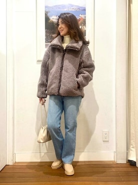 「URBAN RESEARCH Sonny Label（アーバンリサーチサニーレーベル）のアイテム（ブーツ）」を使った、SonnyLabel WOMENさん（レディース・158cm）の冬コーディネート