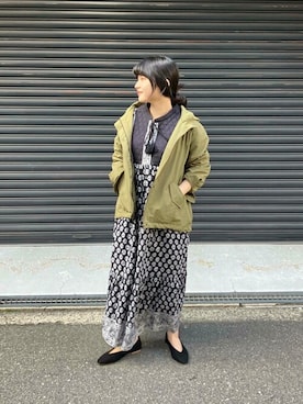「URBAN RESEARCH Sonny Label（アーバンリサーチサニーレーベル）のアイテム（マウンテンパーカー）」を使った、SonnyLabel WOMENさん（レディース・151cm）の冬コーディネート