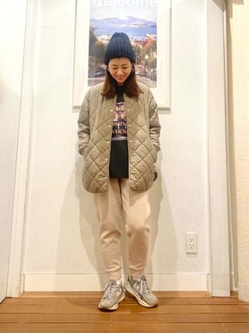 「サニーレーベル」｜「アイテム（ブルゾン）」を使った、SonnyLabel WOMENさん（レディース・158cm）の冬コーディネート