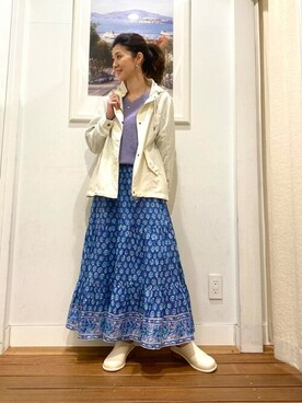 「URBAN RESEARCH Sonny Label（アーバンリサーチサニーレーベル）のアイテム（マウンテンパーカー）」を使った、SonnyLabel WOMENさん（レディース・158cm）の春コーディネート