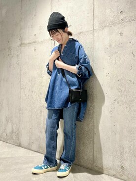 「アイテム（財布）」を使った、SonnyLabel WOMENさん（レディース・154cm）の春コーディネート