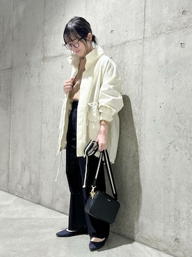 「アーバンリサーチ」｜「アイテム（ミリタリージャケット）」を使った、SonnyLabel WOMENさん（レディース・154cm）の春コーディネート