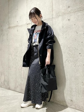 「春アウターが主役のコーデ」｜SonnyLabel WOMENさん（レディース・154cm）の春コーディネート