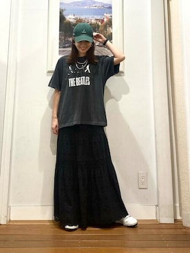 「サニーレーベル」｜「アイテム（アクセサリー）」を使った、SonnyLabel WOMENさん（レディース・158cm）の春コーディネート