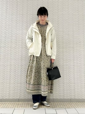 「URBAN RESEARCH Sonny Label（アーバンリサーチサニーレーベル）のアイテム（マウンテンパーカー）」を使った、SonnyLabel WOMENさん（レディース・160cm）の春コーディネート