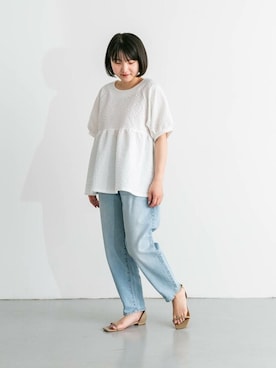 「ふんわり」｜SonnyLabel WOMENさん（レディース・151cm）の夏コーディネート
