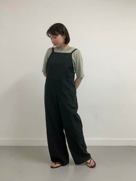 「サニーレーベル」｜「アイテム（オールインワン・サロペット）」を使った、SonnyLabel WOMENさん（レディース・151cm）の夏コーディネート
