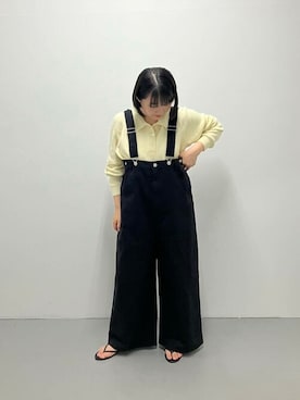 「URBAN RESEARCH Sonny Label（アーバンリサーチサニーレーベル）のアイテム（オールインワン・サロペット）」を使った、SonnyLabel WOMENさん（レディース・151cm）の夏コーディネート