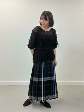 「URBAN RESEARCH Sonny Label（アーバンリサーチサニーレーベル）のアイテム（スカート）」を使った、SonnyLabel WOMENさん（レディース・151cm）の秋コーディネート