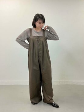 「URBAN RESEARCH Sonny Label（アーバンリサーチサニーレーベル）のアイテム（オールインワン・サロペット）」を使った、SonnyLabel WOMENさん（レディース・151cm）の秋コーディネート