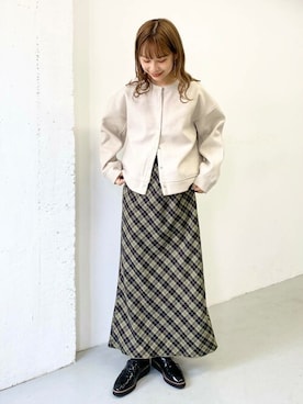 「サニーレーベル」｜「アイテム（アクセサリー）」を使った、SonnyLabel WOMENさん（レディース・158cm）の秋コーディネート